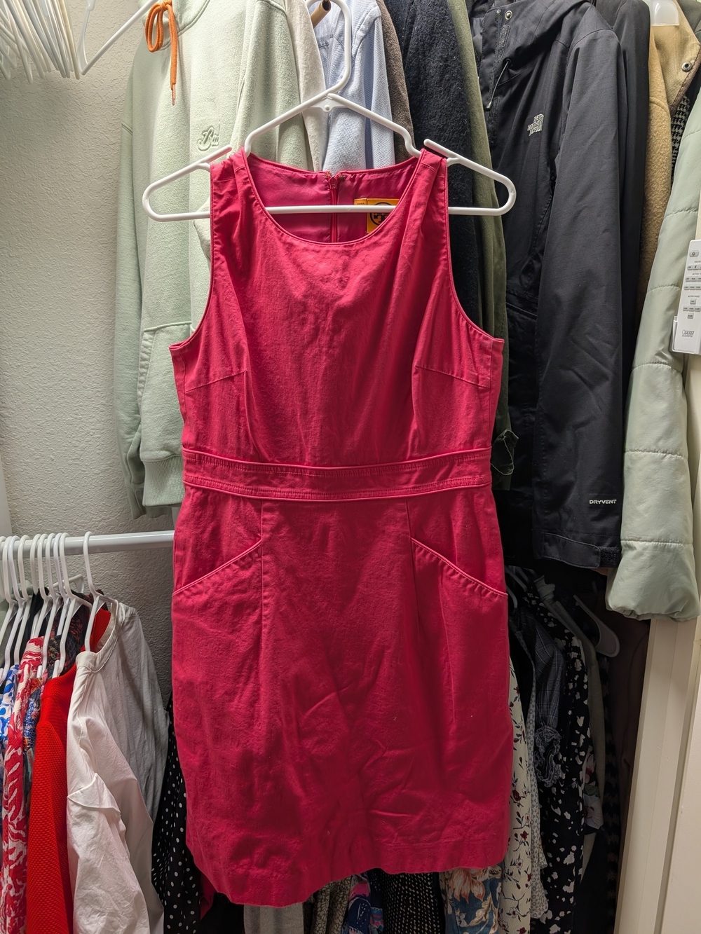 Tory Burch Pink Sleeveless Career Dress Size 6